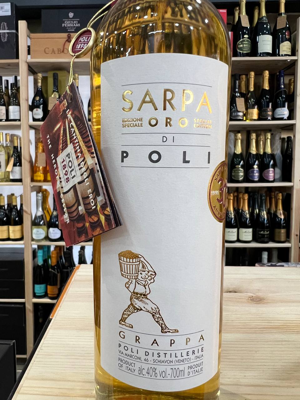 Grappa Sarpa Oro Di Jacopo Poli - Astuccio in metallo