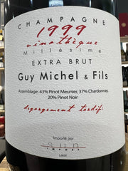 Vinothèque Millésime 1999 Champagne Guy Michel & Fils