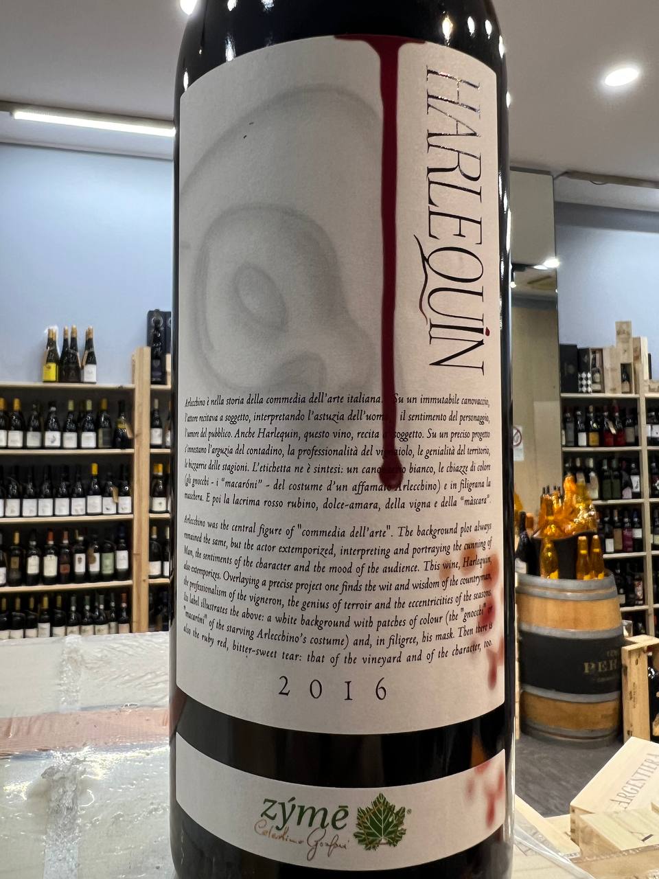 Harlequin 2016 Zýmè Veneto Rosso IGP