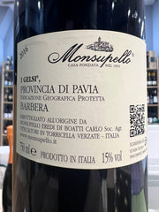 Monsupello I Gelsi Barbera 2016 Provincia Di Pavia IGP