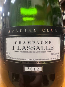 Champagne J. Lassalle 2012 Special Club - Premier Cru