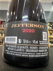 Jefferson 2020 Metodo Classico Rosato Dosaggio Zero Nervi