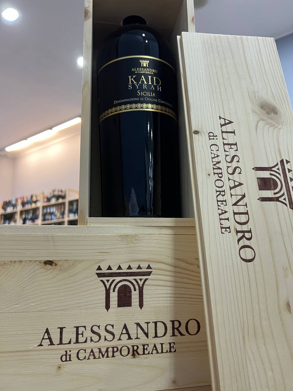 Kaid Syrah Magnum 2020 Bio - In cassetta di legno