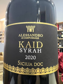 Kaid Syrah 2020 Bio Alessandro Di Camporeale
