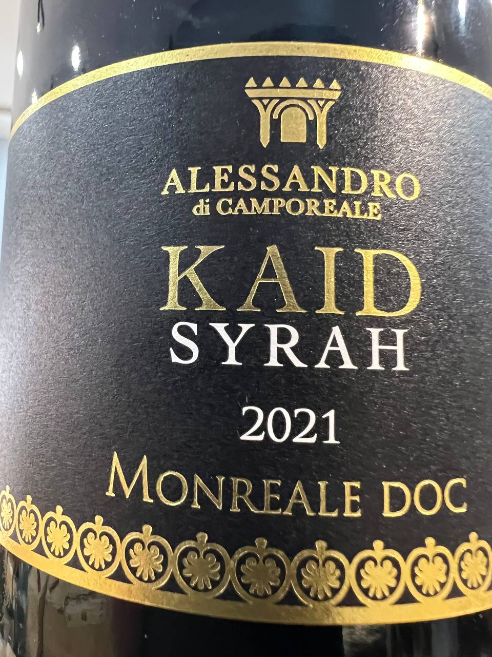 Sicilia DOC Kaid Syrah 2021 Alessandro Di Camporeale