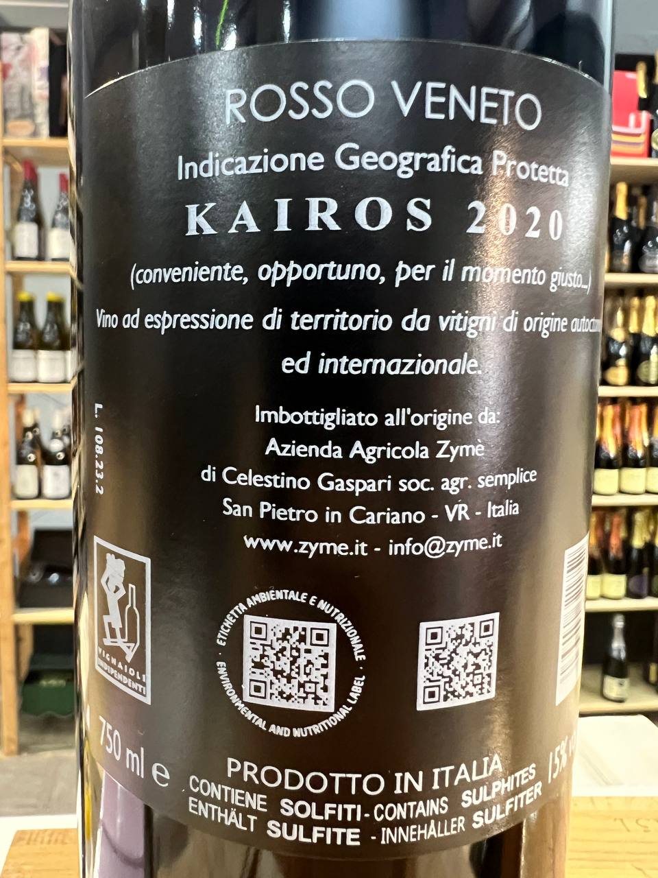 Zýmé Kairos 2020 - Rosso Veneto