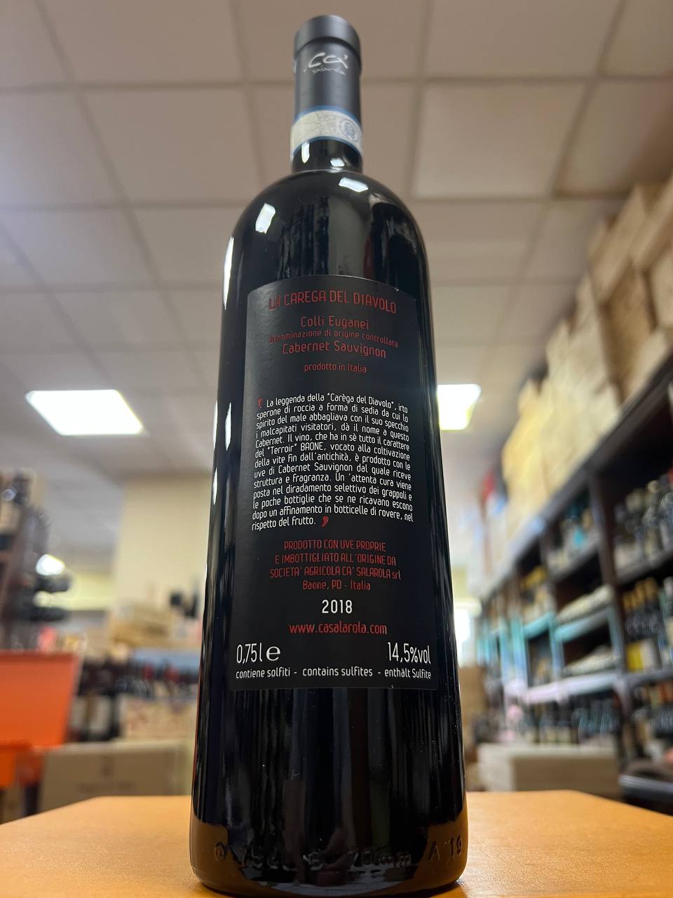 Cabernet La Carèga del Diavolo 2018 - Cà Salarola