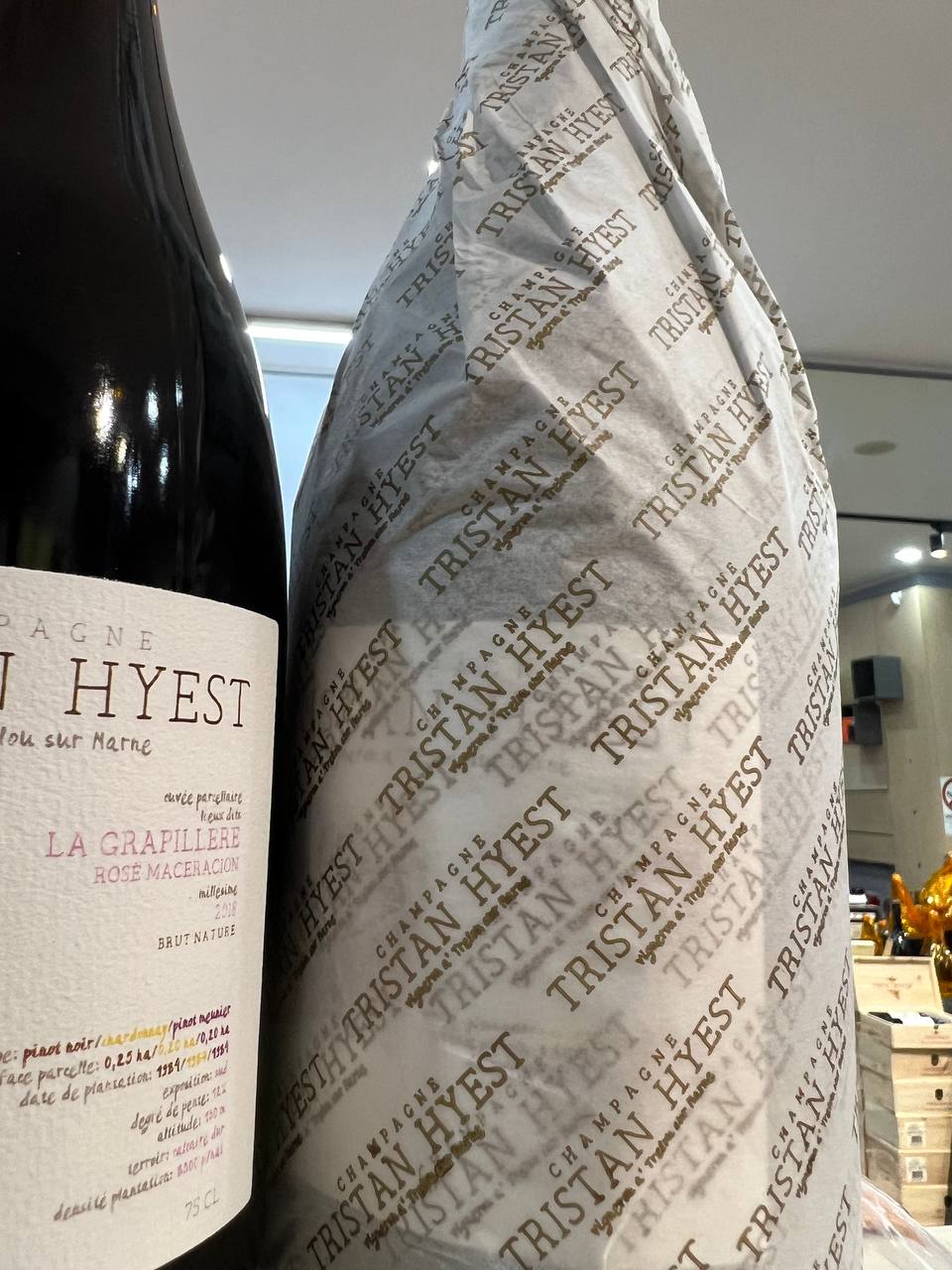 Rosé La Grapillere Champagne Tristan Hyest Pas Dose