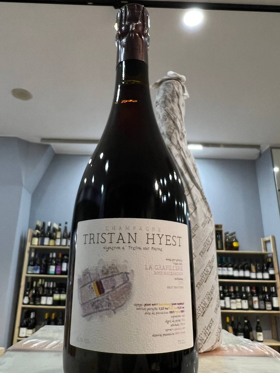 Rosé La Grapillere Champagne Tristan Hyest Pas Dose