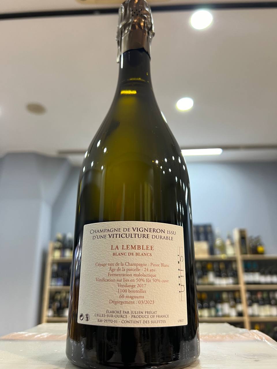 Julien Prélat La Lemblée Champagne Blanc De Blancs