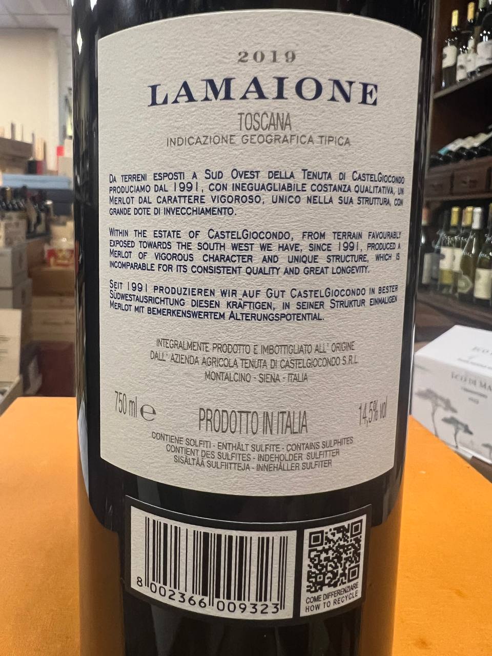 Lamaione 2019 - Tenuta Castelgiocondo