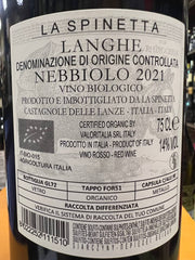 La Spinetta Nebbiolo 2021 Langhe DOC