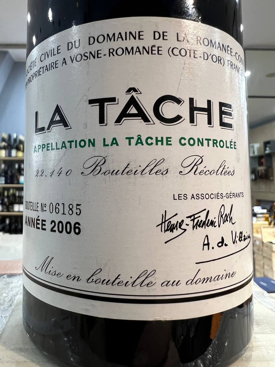 La Tâche Grand Cru 2006