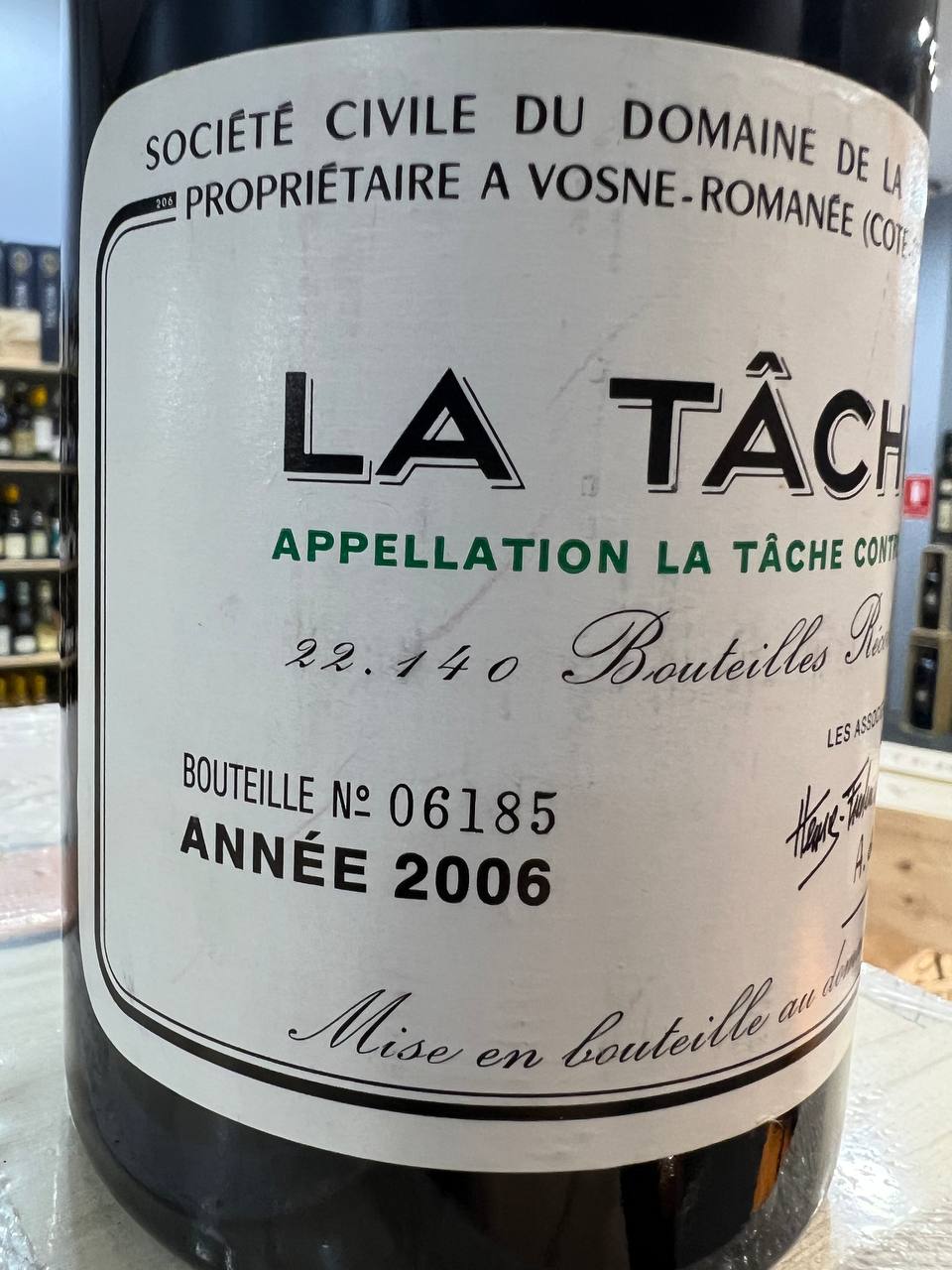 La Tâche Grand Cru 2006