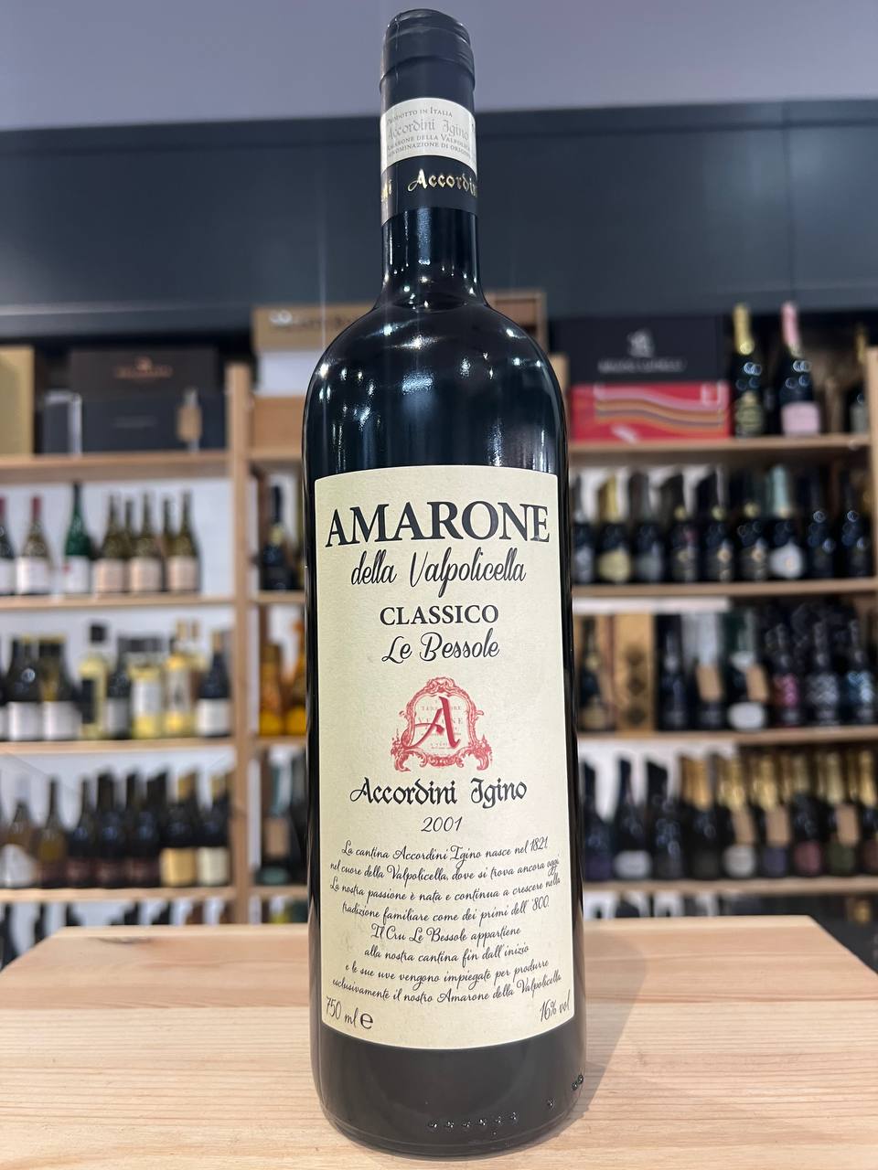 Amarone Della Valpolicella Classico Le Bessole 2001