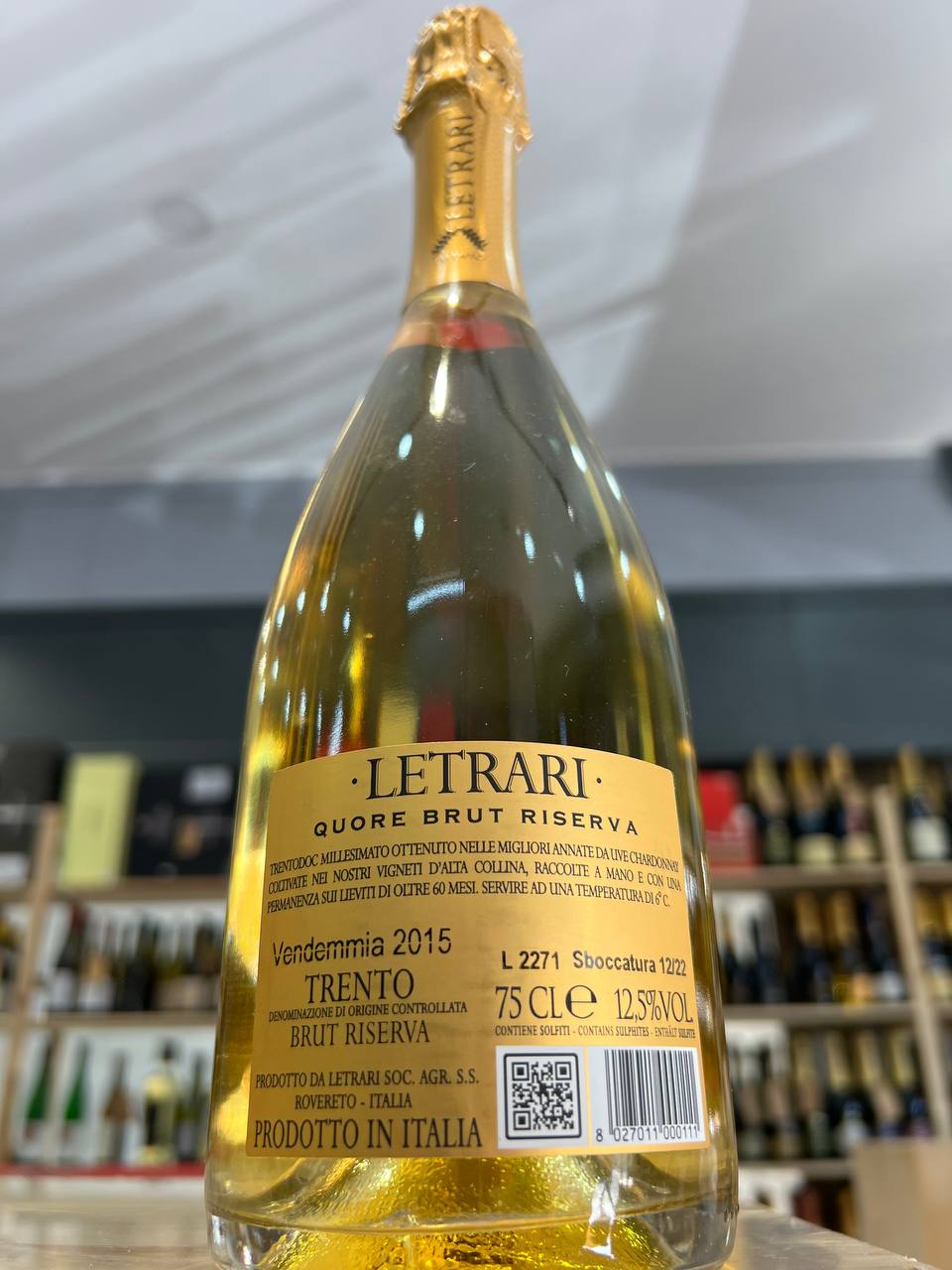 Letrari Brut Riserva Quore 2015 Trento DOC