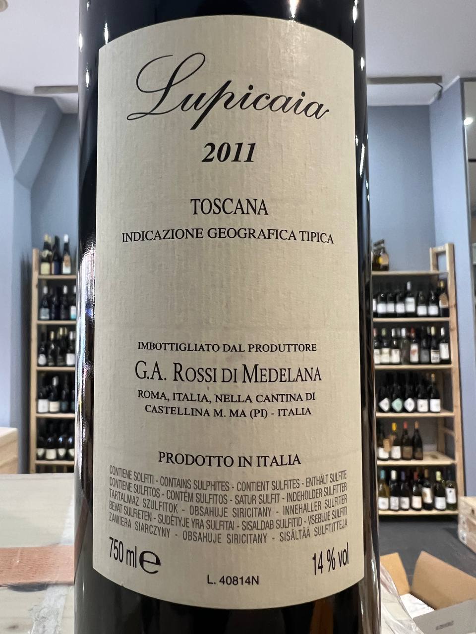 Lupicaia 2011 Castello Del Terriccio IGT Toscana