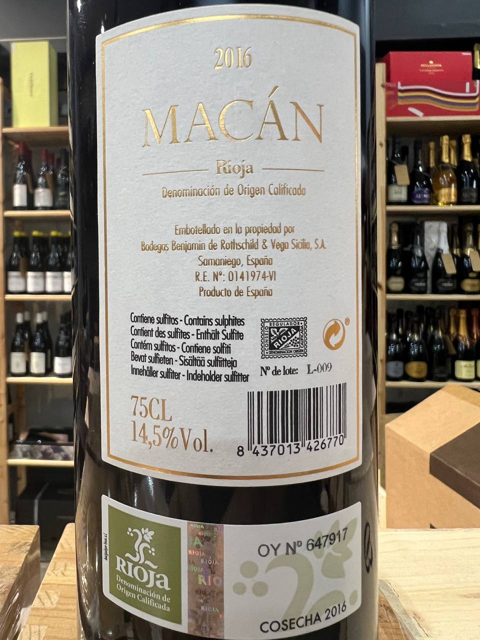 Macan 2016 Rioja DOC