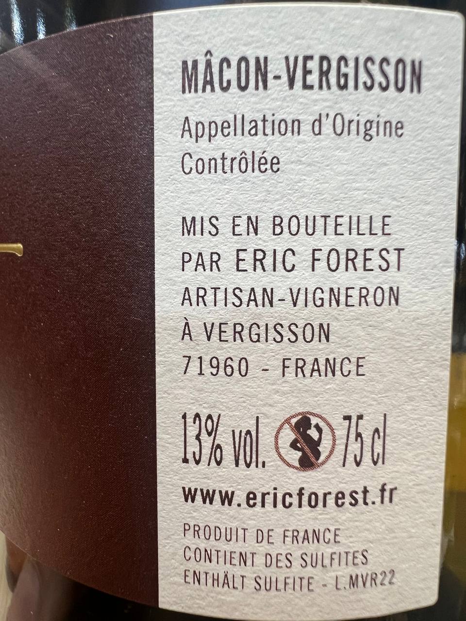 Mâcon-Vergisson Sur La Roche 2022 Eric Forest