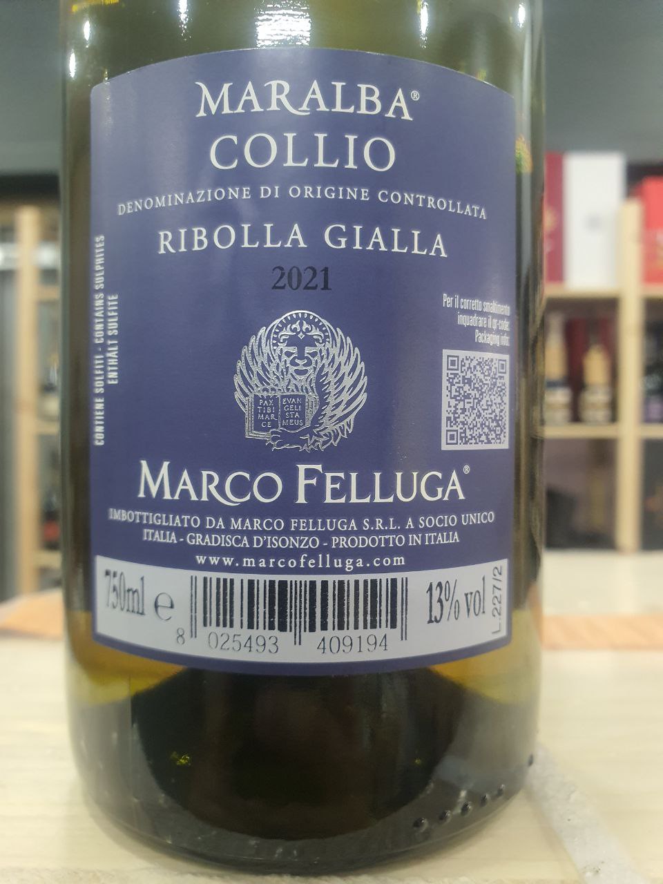 Ribolla Gialla Maralba 2022 Marco Felluga