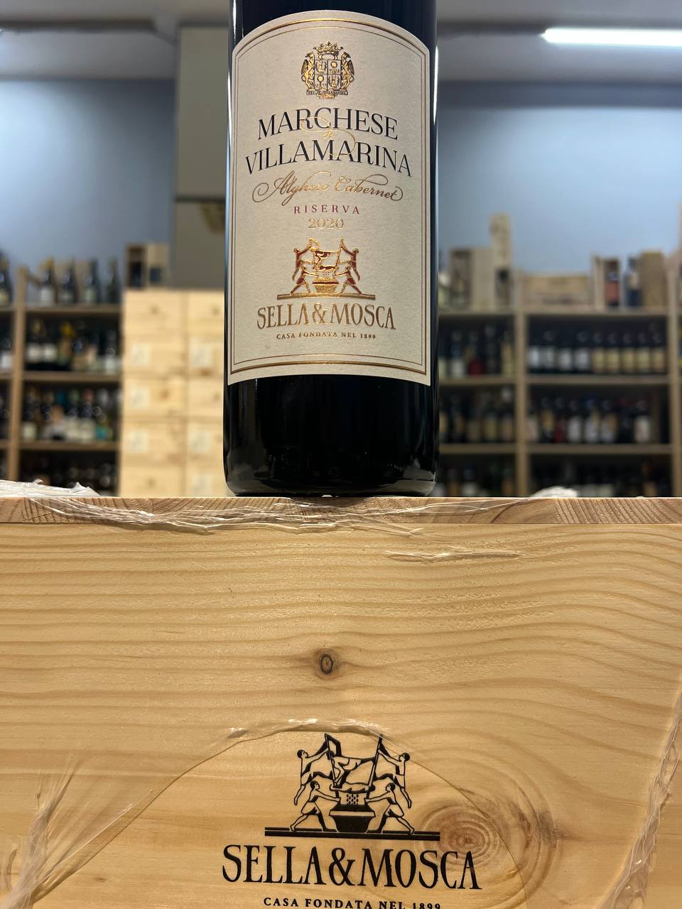 Cassa di Cabernet Riserva Marchese di Villamarina 2020