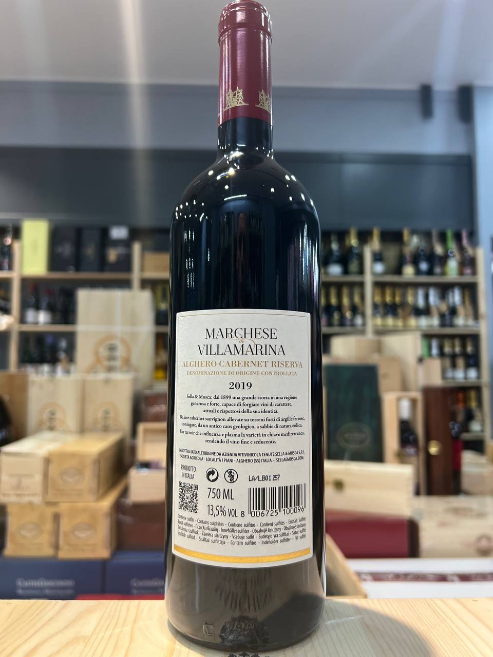 Marchese di Villamarina Cabernet Riserva 2019 Sella & Mosca