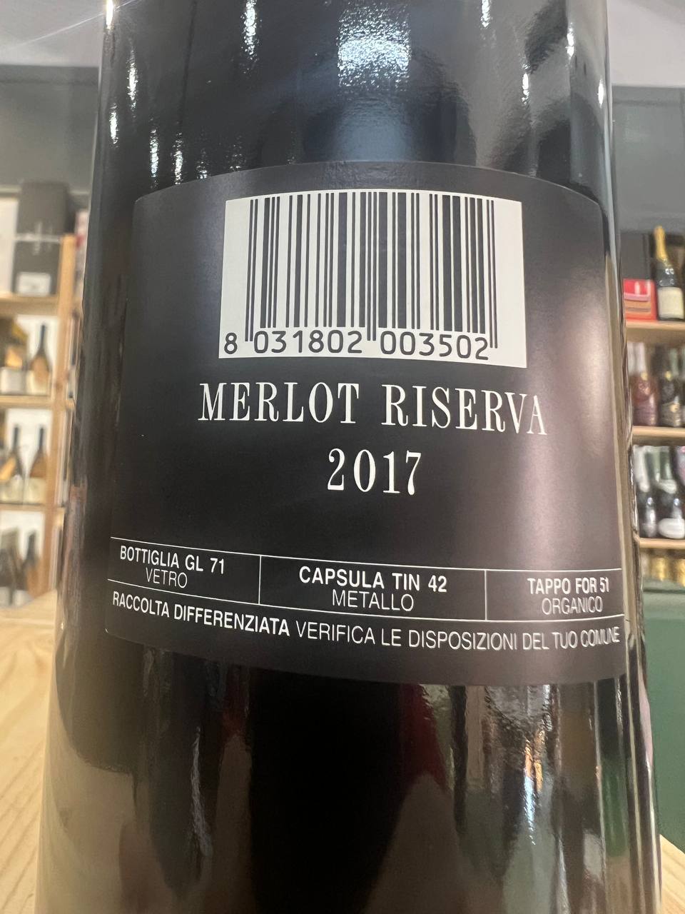 Merlot Riserva Vignalta 2017
