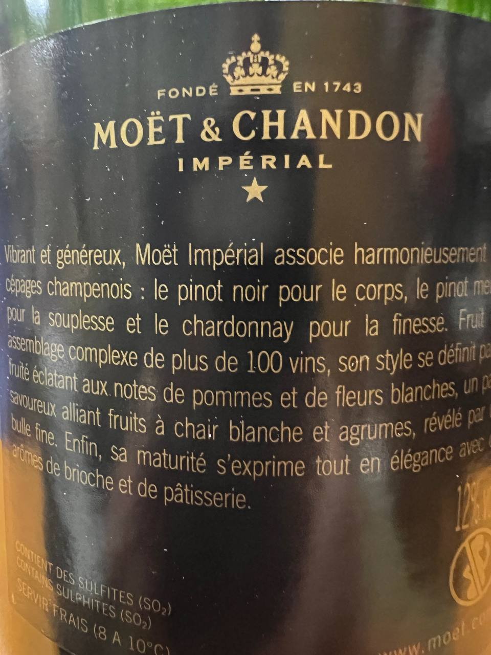 Champagne Moët & Chandon Impérial Brut