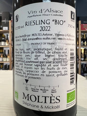 Moltès Alsace Riesling Tradition Bio 2022