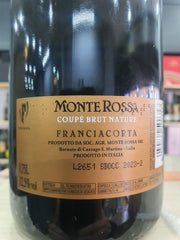 Franciacorta Coupé  Brut Nature Monte Rossa
