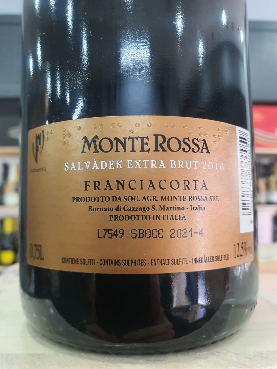 Salvadek 2016 Franciacorta Extra Brut Monte Rossa