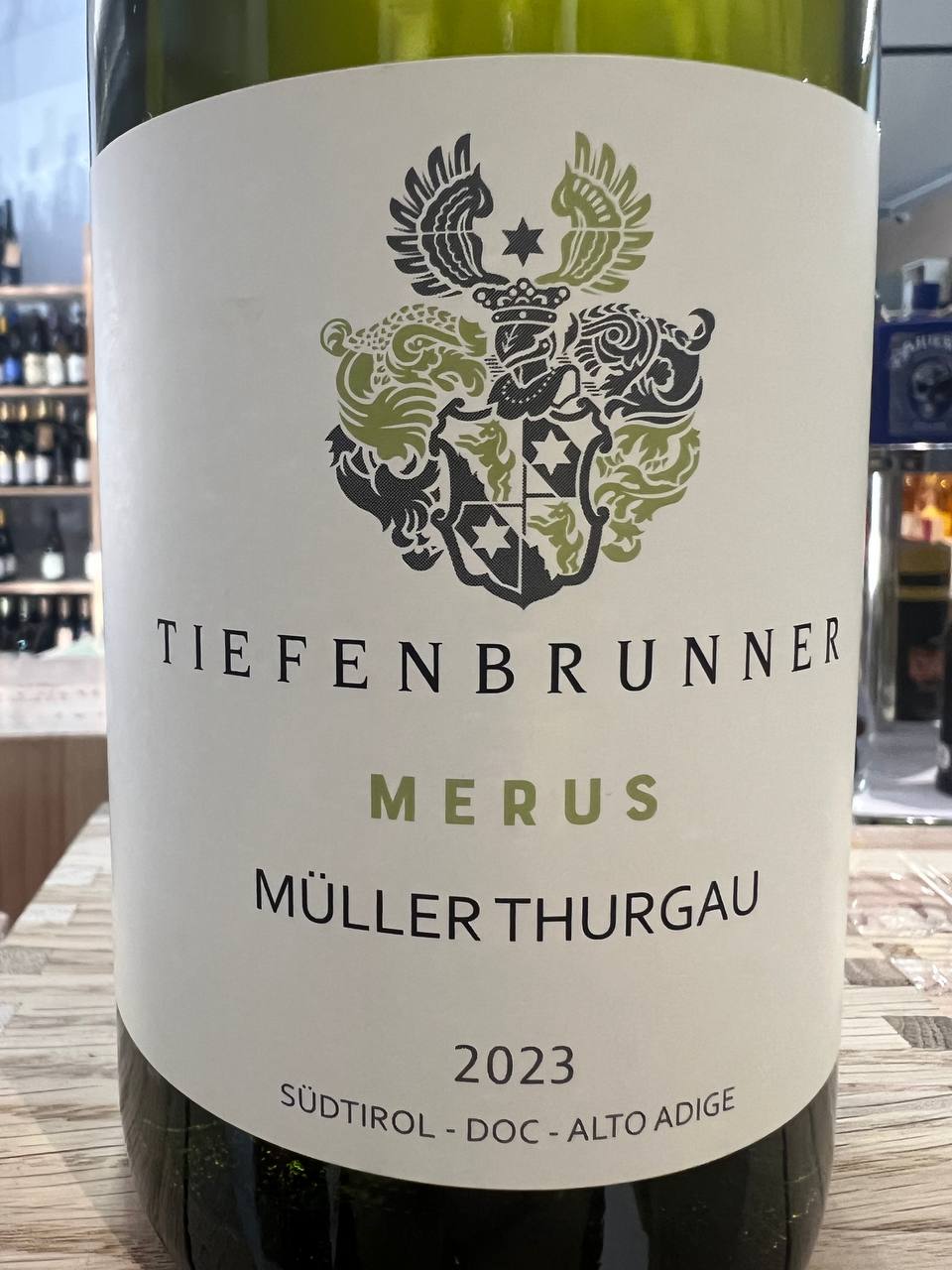 Muller Thurgau Tiefenbrunner 2023 A.A. Sudtirol DOC