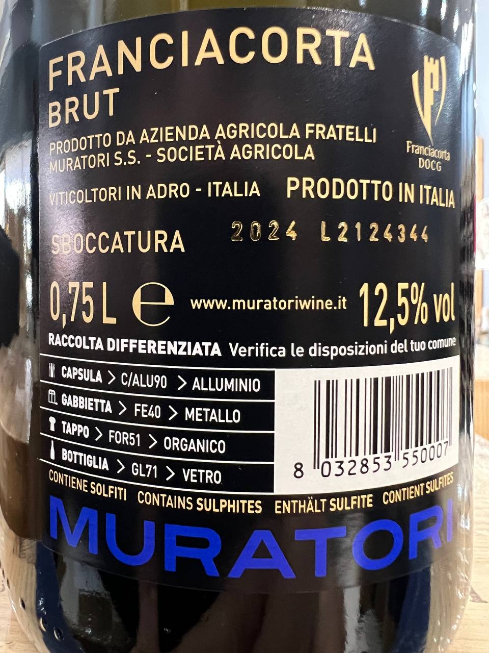 Muratori Franciacorta Brut Astucciato