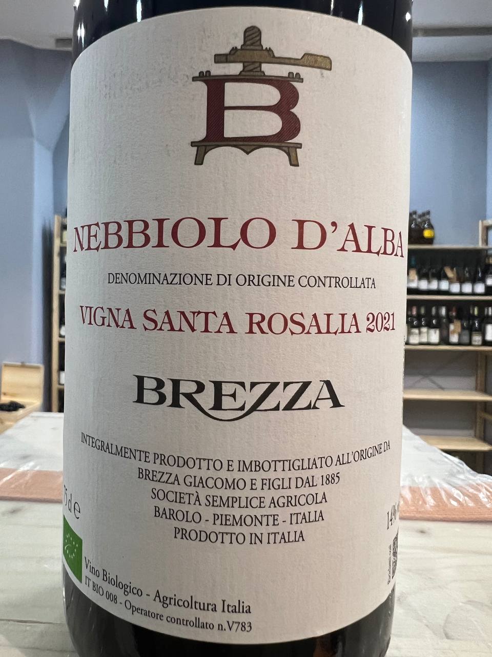 Nebbiolo d'Alba 2021 Vigna Santa Rosalia Brezza