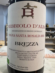 Nebbiolo d'Alba 2021 Vigna Santa Rosalia Brezza