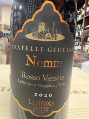 Nemm Fratelli Giuliari 2020 - La Piccola Botte