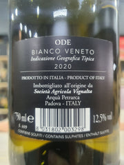 Ode Bianco 2020 Vignalta