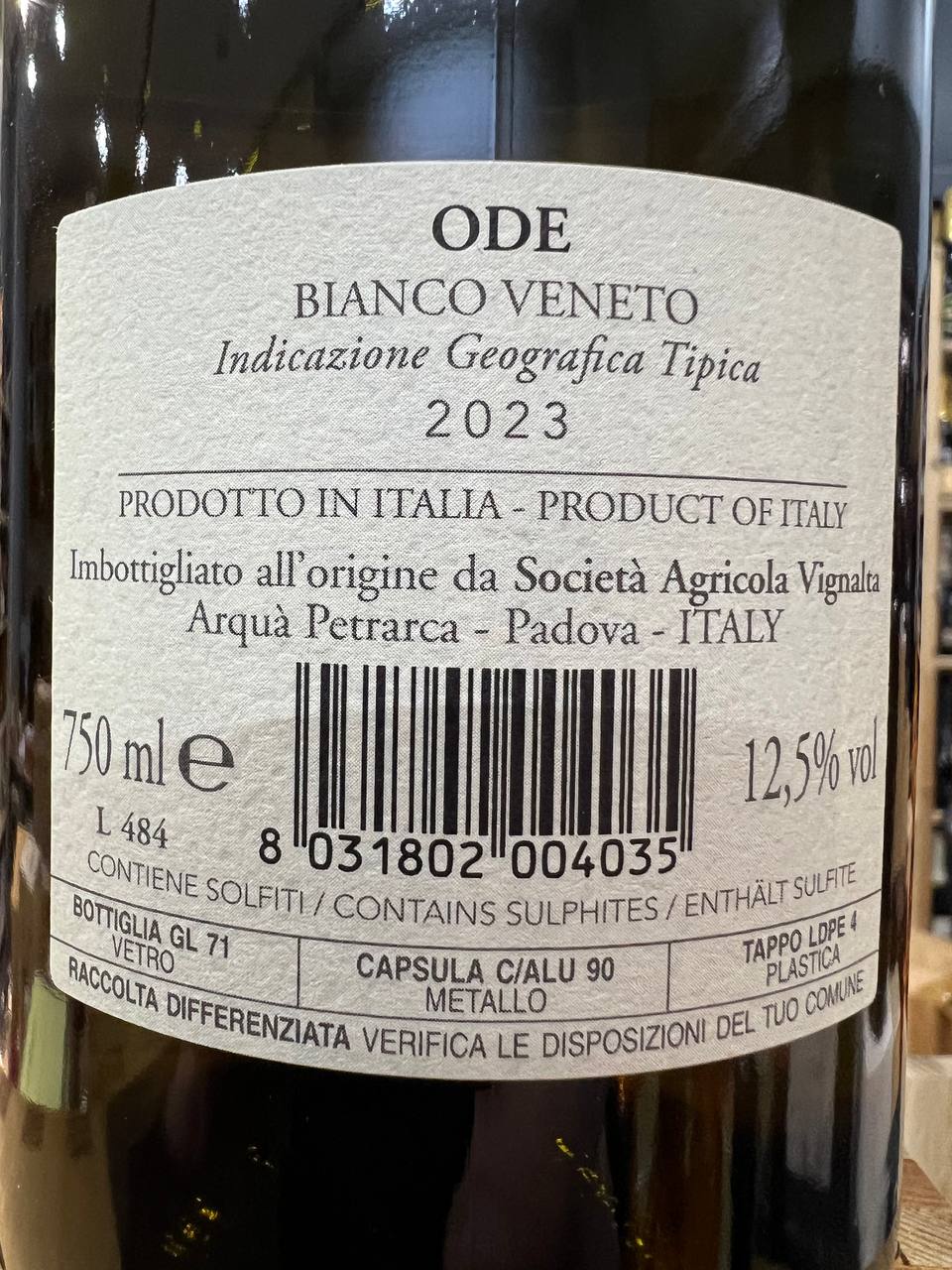 Ode Bianco 2023 IGT Veneto