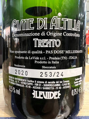 Pas Dosé 2020 Le Vide Cime di Altilia