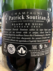 Champagne Patrick Soutiran Dosage Zero Grand Cru Blanc de Noirs