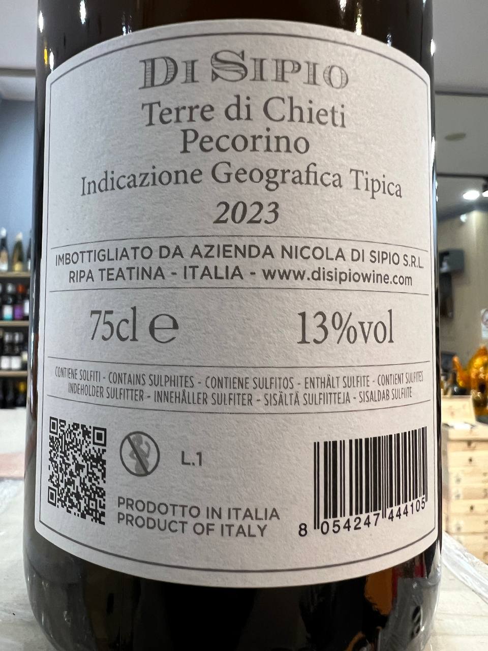Di Sipio Pecorino Terre di Chieti IGT 2023
