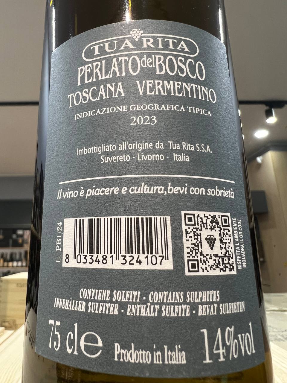 Tua Rita Perlato del Bosco Vermentino 2023