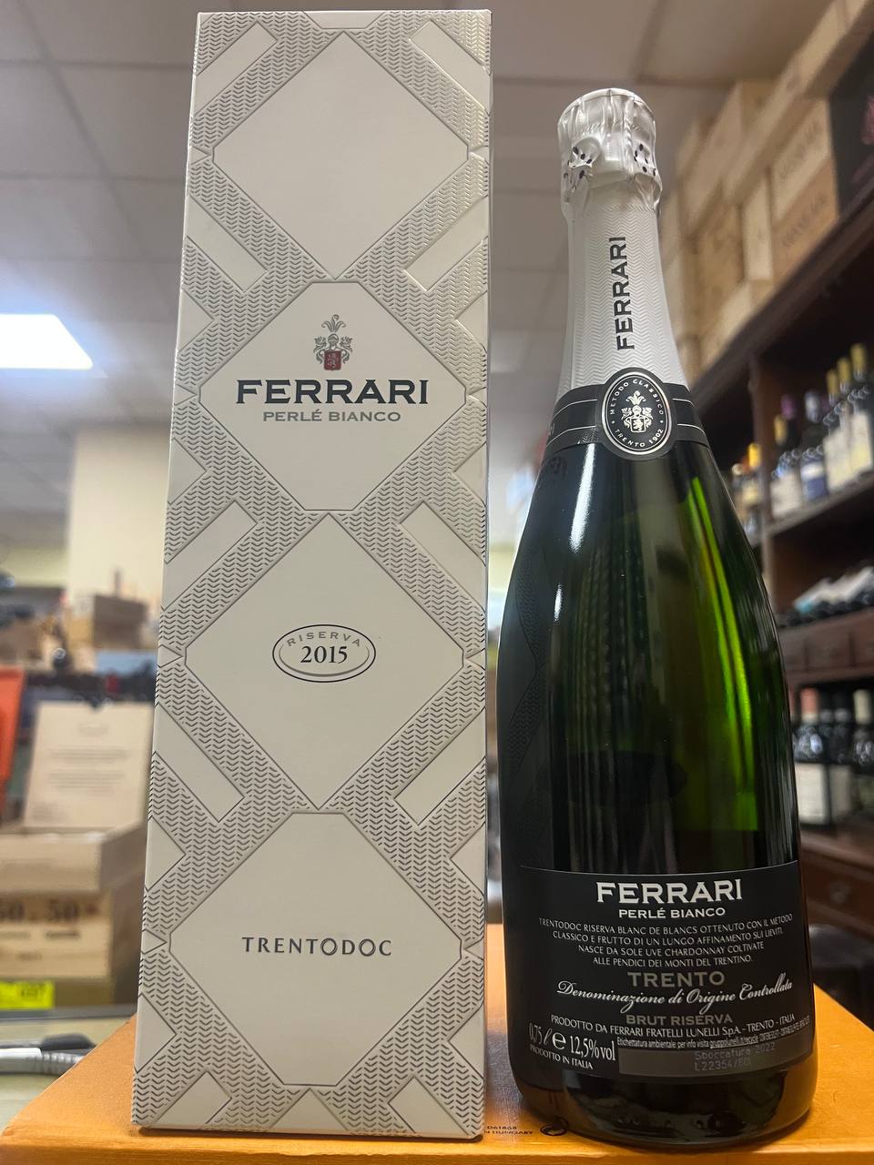 Ferrari Perlè Bianco 2015 TrentoDOC - Con astuccio