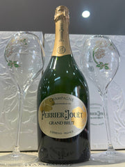 Champagne Perrier Jouët Confezione Grand Brut con 2 Flute