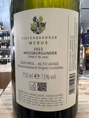 Pinot Bianco Tiefenbrunner Merus 2023