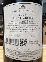 Sanct Valentin Pinot Grigio 2023 San Michele Appiano (Copia)