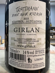 Girlan Trattmann Pinot Nero Riserva 2021