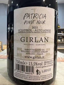 Girlan Patricia Pinot Noir 2021