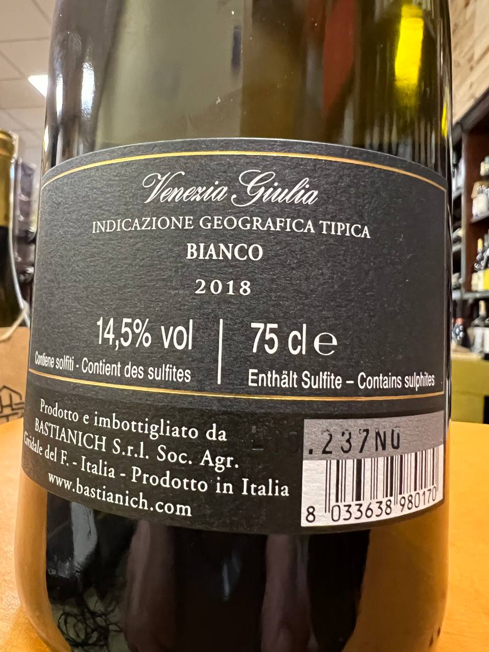 Bastianich Plus Friulano 2018
