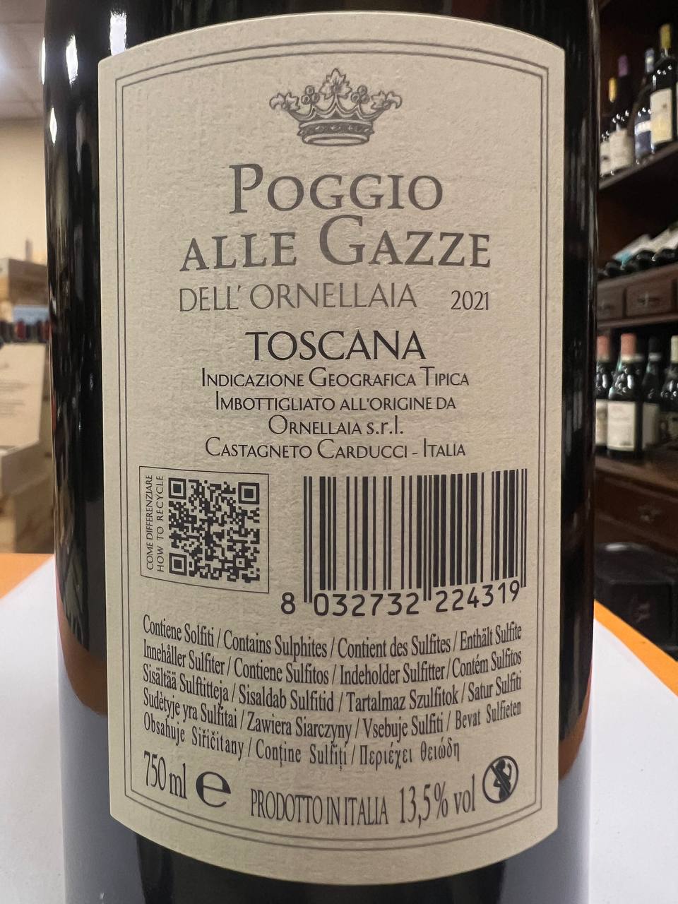 Poggio alle Gazze dell'Ornellaia 2021